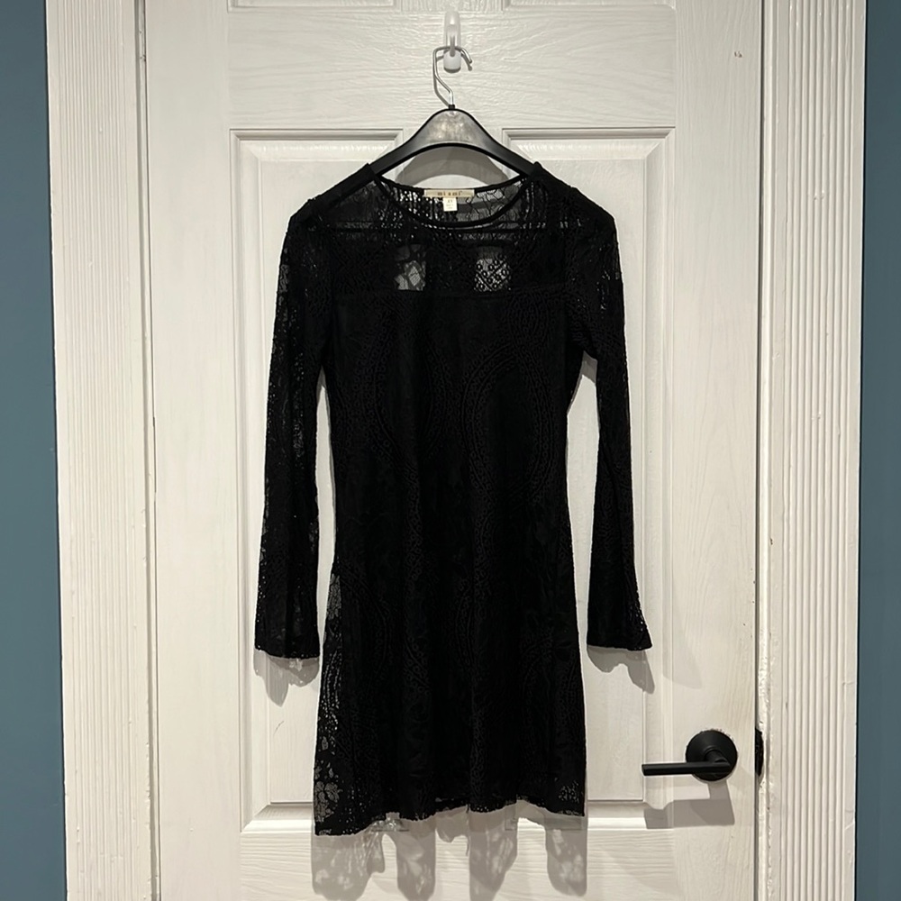Francesca’s Miami Black Lace Dress